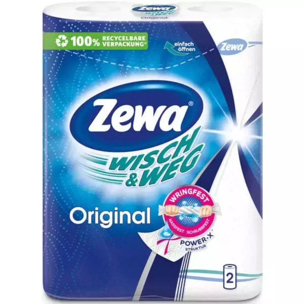 ZEWA W&W Original 2 рул/ 45sh (белые)