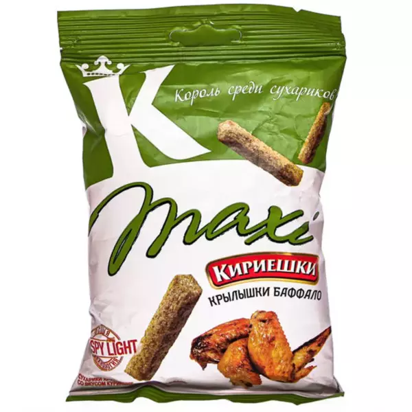 Сух.Кириешки Maxi 60г/40 кур. Крылышки Баффало