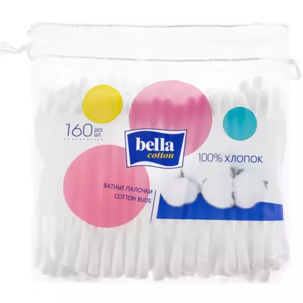 Ватные палочки Bella Cotton 200 шт. Россия