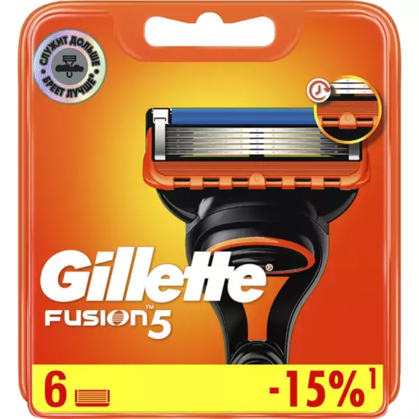 GILLETTE FUSION Смен кассеты д/бр 4шт