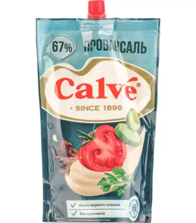 Майонез Calve Провансаль 67% 700гр/15