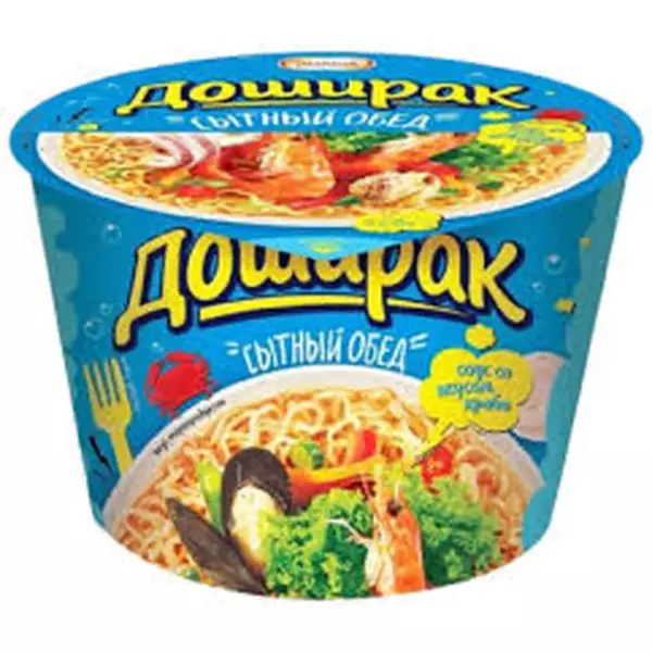 ЛБП "Доширак Сытный обед" со вкусом морепродуктов 110гр