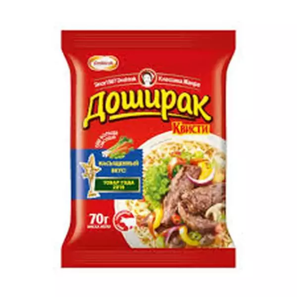 ЛБП "Доширак Квисти" со вкусом говядины 70гр