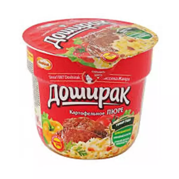 Пюре картофельное "Доширак" со вкусом тушенки 40гр