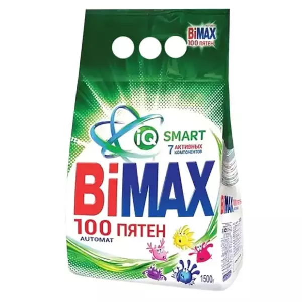 Порошок для стирки BiMax Automat 100 Пятен 1,5кг