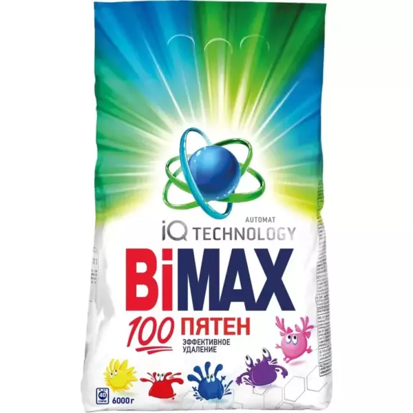 Порошок для стирки BiMax Automat 100 Пятен м/у 6кг