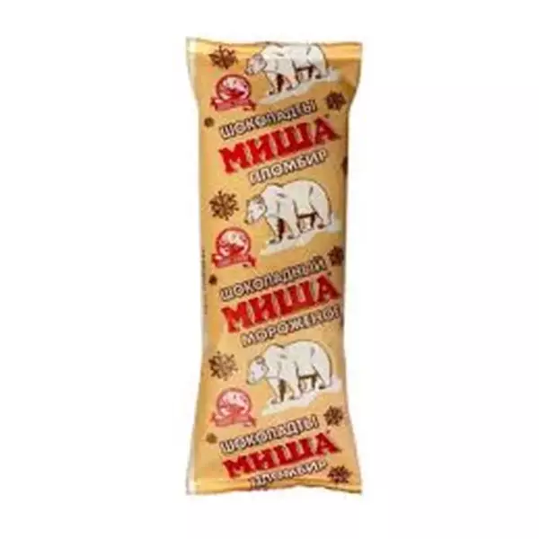 Эскимо Миша шоколадное 12% 80гр