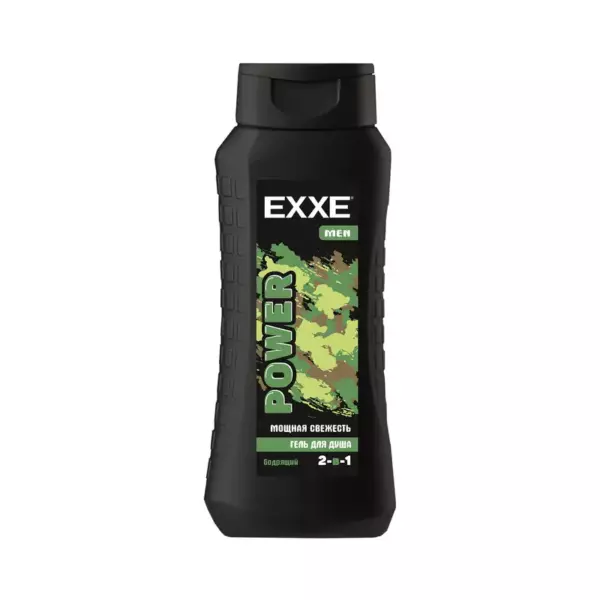 EXXE MEN гель для душа 2в1 «Бодрящий» POWER, 400 мл