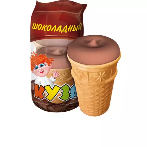 Мороженое Кузя Шоколадное 70гр(ваф.ст.)