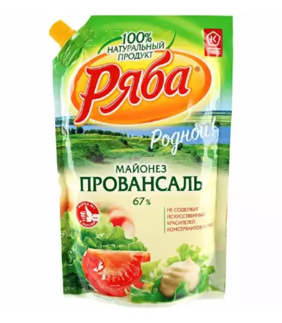 Майонез Ряба Провансаль Классический 50,5% 630 гр