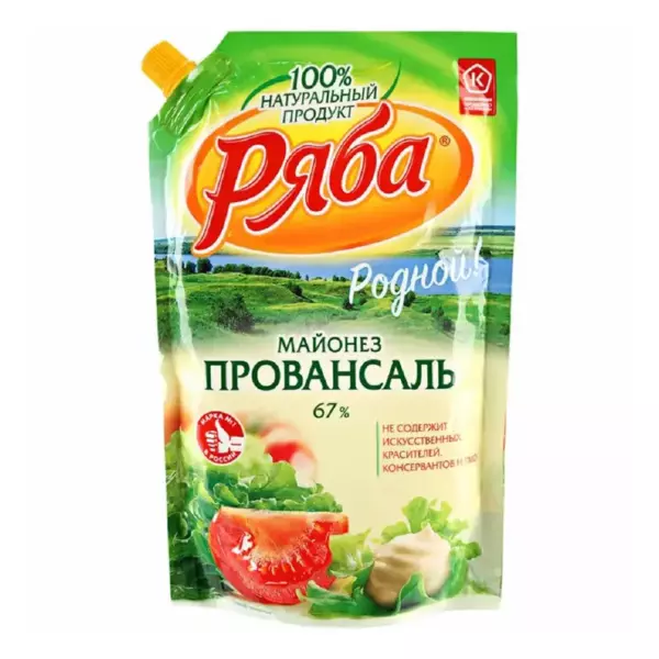 Майонез Ряба Провансаль Классический 50,5% 630 гр