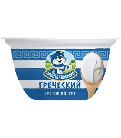 Йогурт греческий Простоквашино натур.135гр 2%