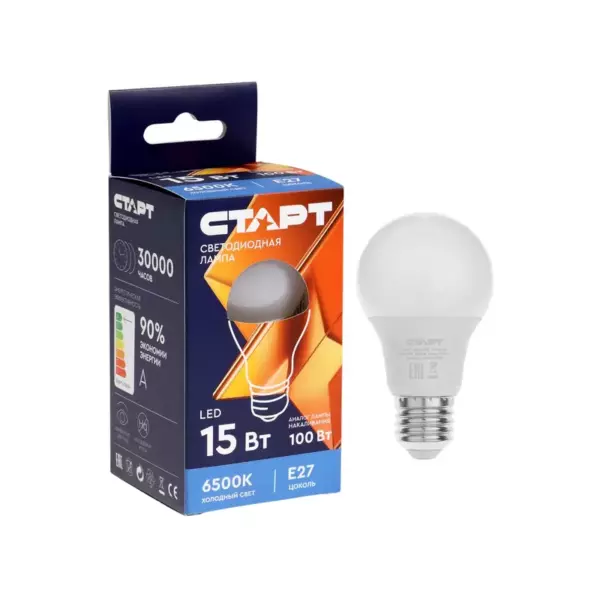 Лампа светодиодная СТАРТ LED E27 15W холодный