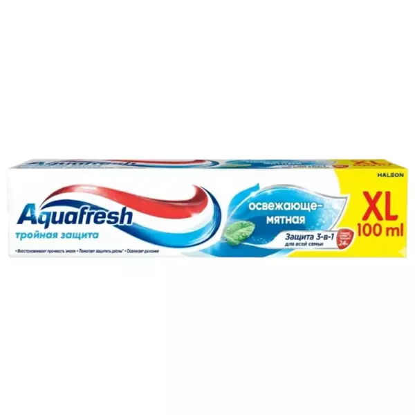 AQUAFRESH З/Паста Освежающе-Мятная 100МЛ