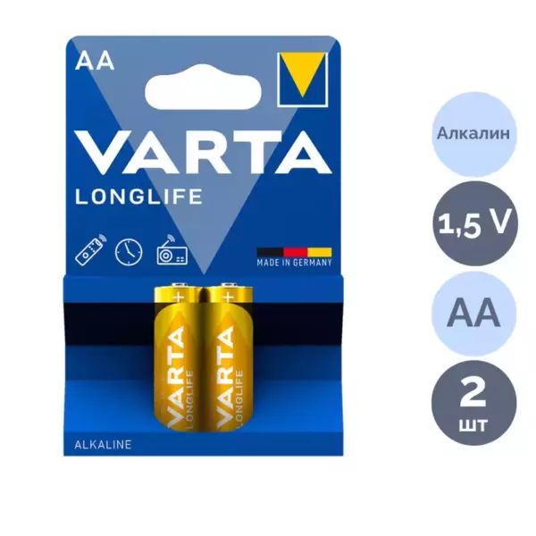 Батарейка Longlife  Mignon 1.5V — LR06/  AA (4 шт)