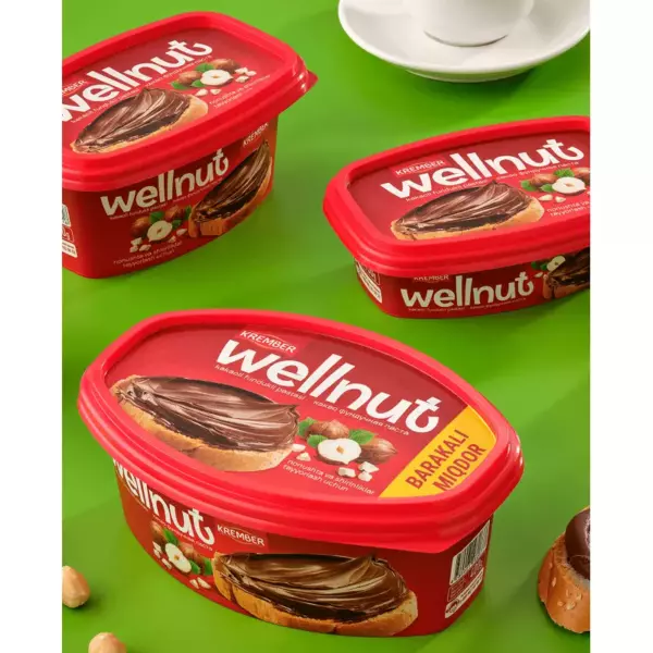 Паста WELLNUT фундучная 150гр (36 шт)