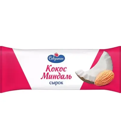 Сырок творожный глаз.»Кокос-миндаль»20% 40гр