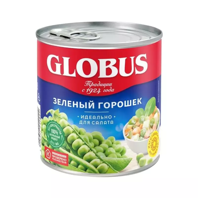 Globus Горошек 425 мл Globus Горошек 425 мл