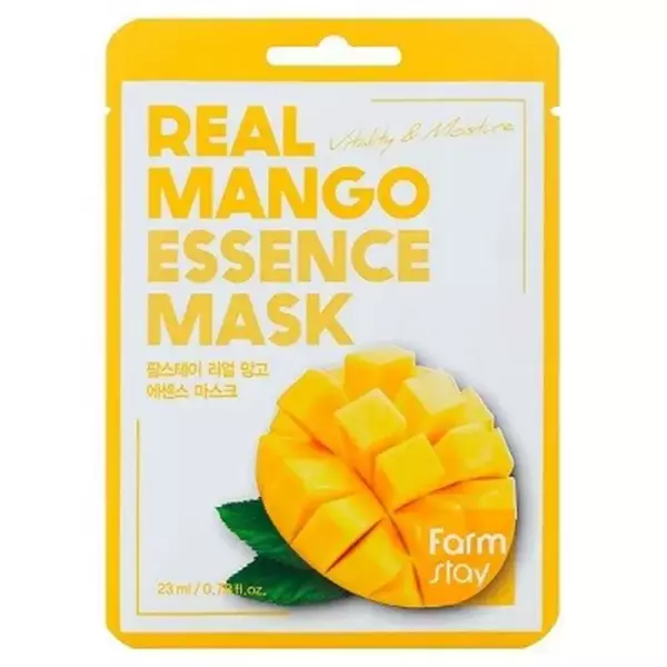 FarmStay Маска тканевая REAL с эссенцией Манго/ MANGO ESSENCE