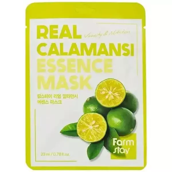 FarmStay Маска тканевая REAL с эссенцией Каламанси/ CALAMANSI ESSENCE