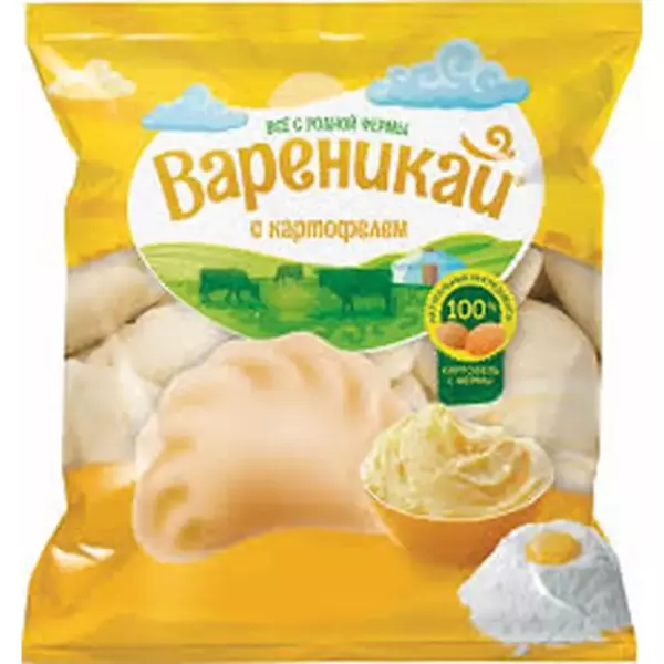 Вареники "Вареникай" с картофелем 350гр