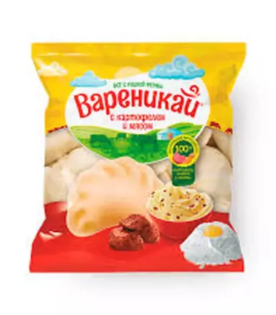 Вареники "Вареникай" с картофелем и мясом 350гр