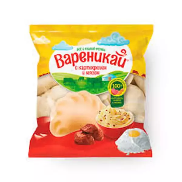 Вареники "Вареникай" с картофелем и мясом 350гр
