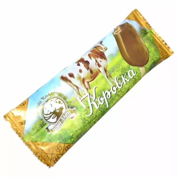 Эскимо Коровка крем-брюле в карамел.гл.75гр