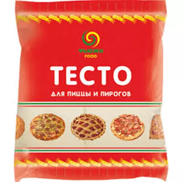 Тесто Фьюжн Фуд слоеное дрожжевое для пиццы и пирогов 800гр