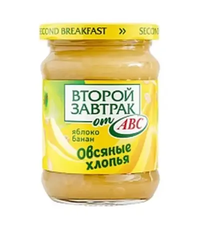 Десерт "Яблоко,банан с овсян.хлопьями" 250гр