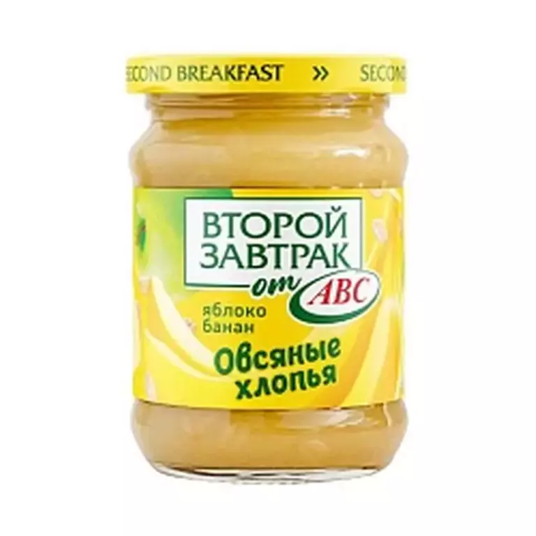 Десерт "Яблоко,банан с овсян.хлопьями" 250гр
