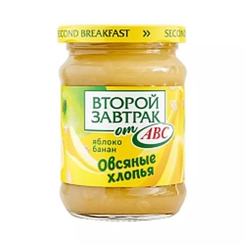 Десерт "Яблоко,банан с овсян.хлопьями" 250гр Десерт "Яблоко,банан с овсян.хлопьями" 250гр