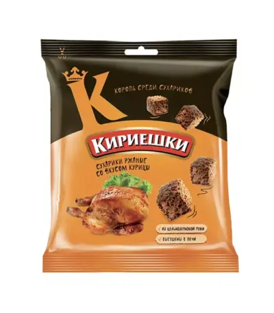 Сух.Кириешки ржан.40г/60 Курица