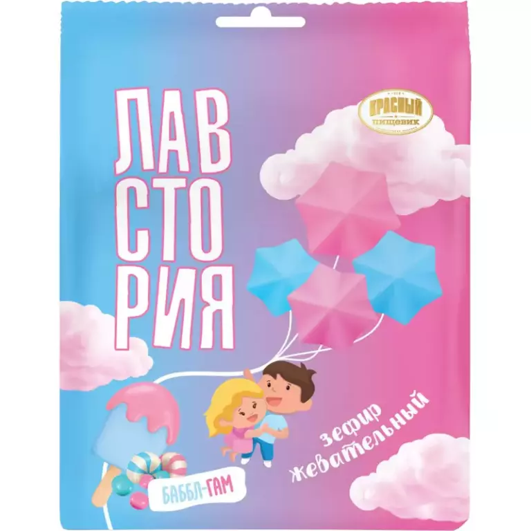 Зефир жев.»Сластёна»со вкусом «Bubble gum» 75гр