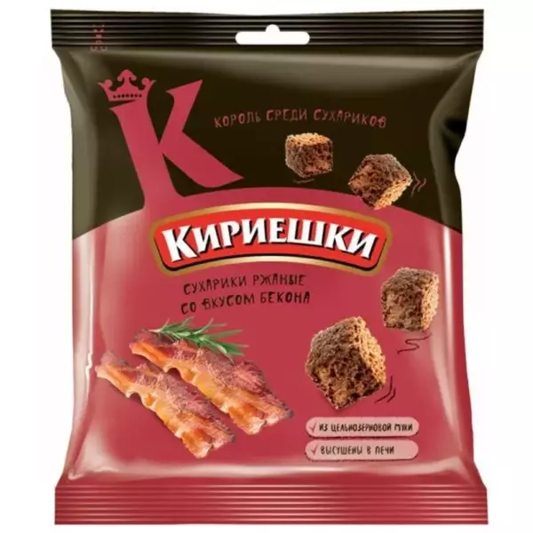 Сух.Кириешки ржан.40г/60 Бекон