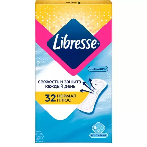 Libresse Dailyfresh нормал Plus 32шт