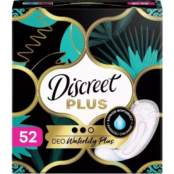 DISCREET Ежедн Deo Water Lily Plus 52шт