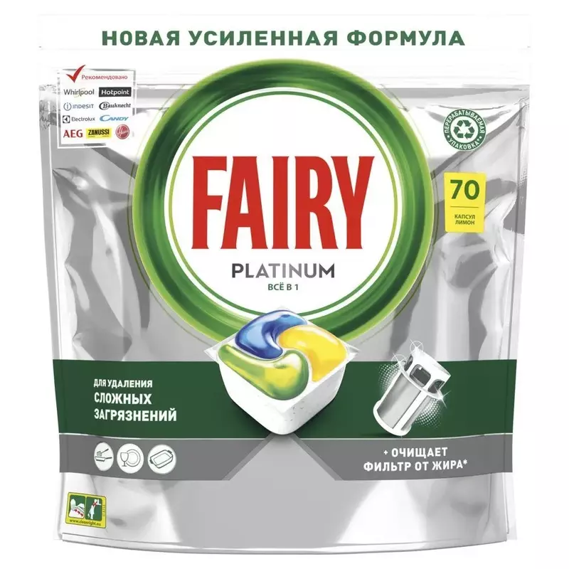 FAIRY Plat All in 1 д/п д/АвтМашЛим 70шт FAIRY Plat All in 1 д/п д/АвтМашЛим 70шт