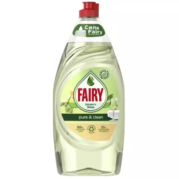 FAIRY Pure&Clean Бергамот и Имбирь 450мл