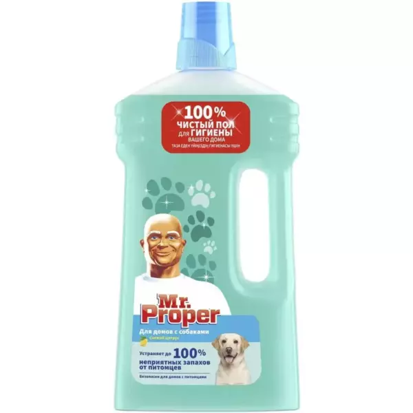MR PROPER Д/ПоловСтен для домов с собаками  Цитрус 1л