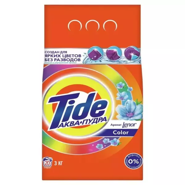 TIDE Авт Color Lenor Touch of Scent 3кг