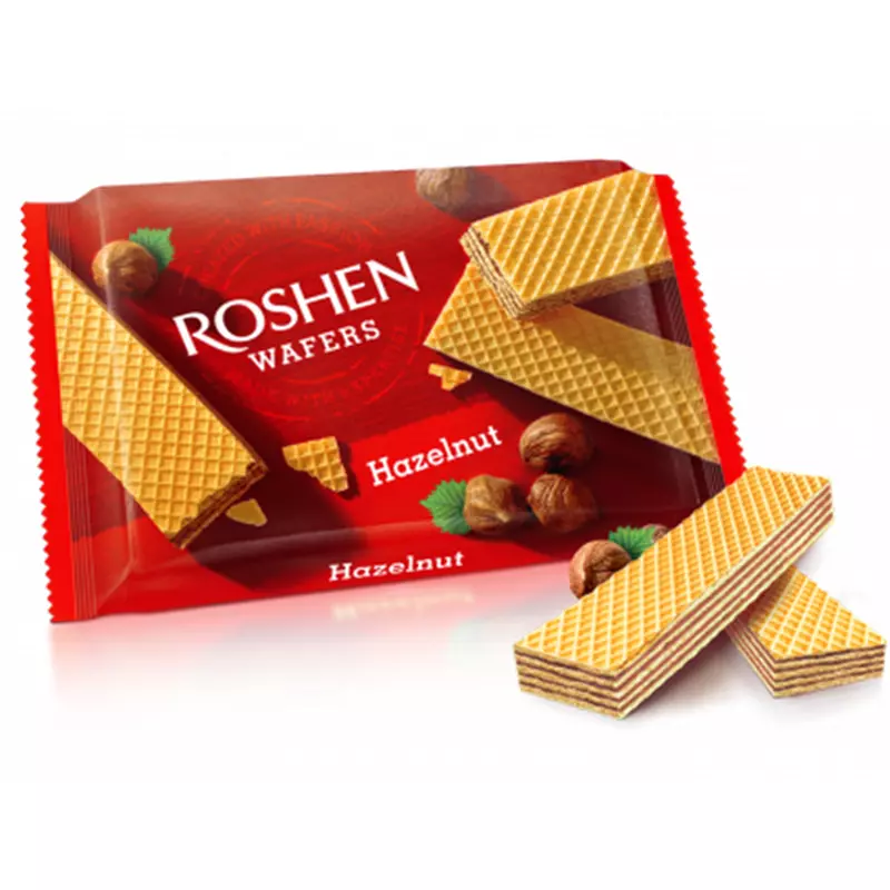Вафли Roshen Wafers орех 216гр /16шт Вафли Roshen Wafers орех 216гр /16шт