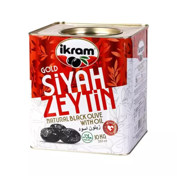 IKRAM GOLD SELE Оливки черные (10кг) красный ящик