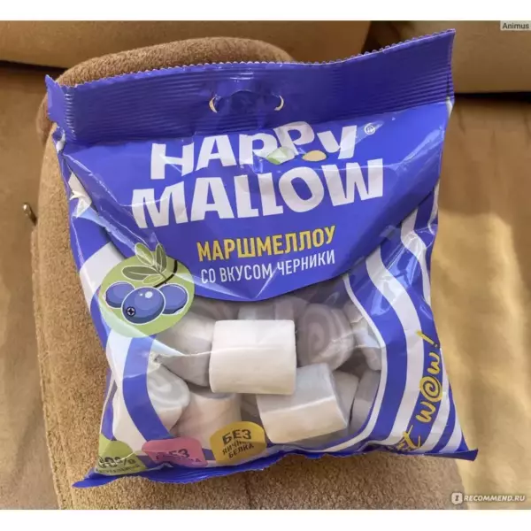 Маршмеллоу со вкусом малины и черники 40гр