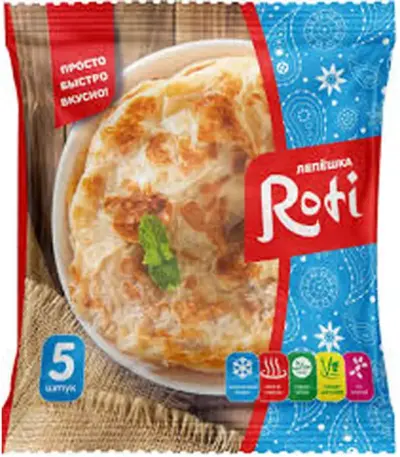 Лепёшка Roti Гофра 450гр замор.
