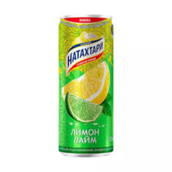 Лимонад Натахтари Лимон-Лайм 0,33л (ж/б)