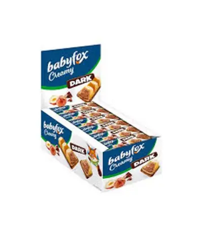 Батончик ваф. Baby Fox Creamy Dark орех 18.2гр
