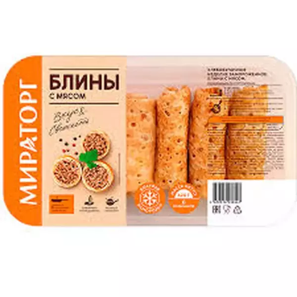 Блины с мясом 360гр Мираторг