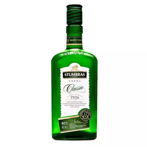 Водка STUMBRAS Classic 0,5л