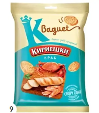 Сух.Кириешки Baguet 50г/32 краб